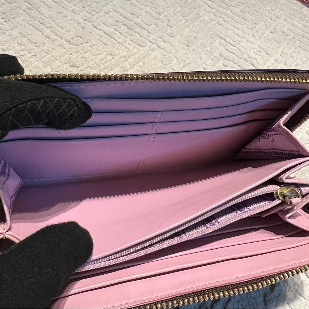 Coach Enamel Long Wallet - Picture 7 of 13